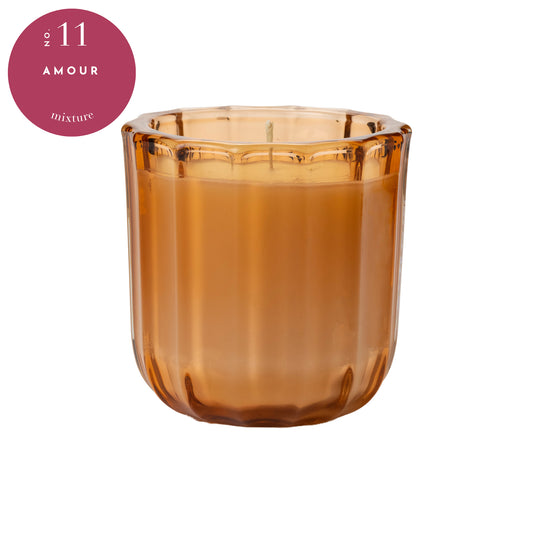 Large Amber Groove Candle - Amour