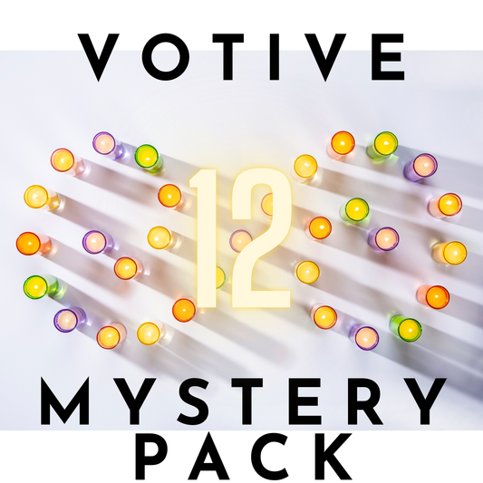 12 Votive Mystery Pack - 12 Assorted 2oz Votive Candles