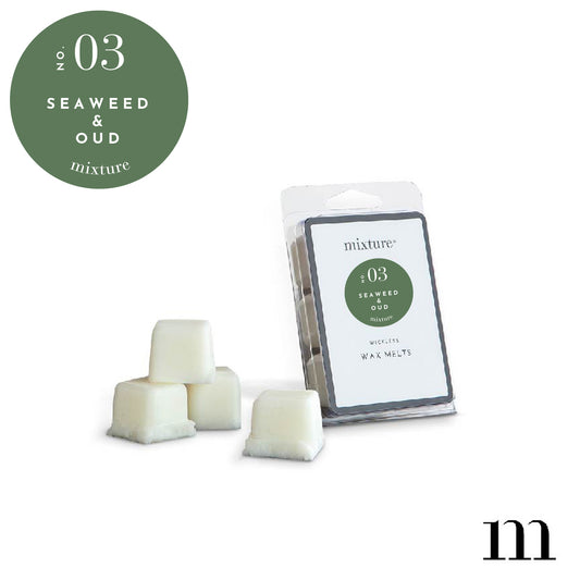 2.6 oz Mixture Melts - Seaweed & Oud