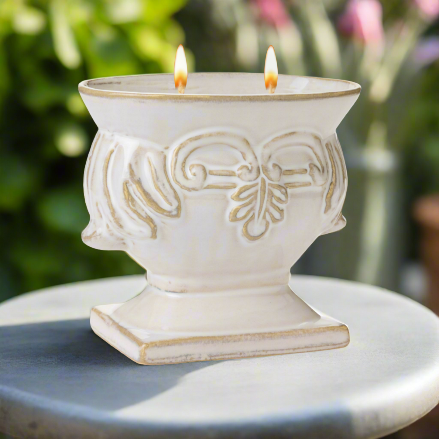 Ceramic Urn Candle