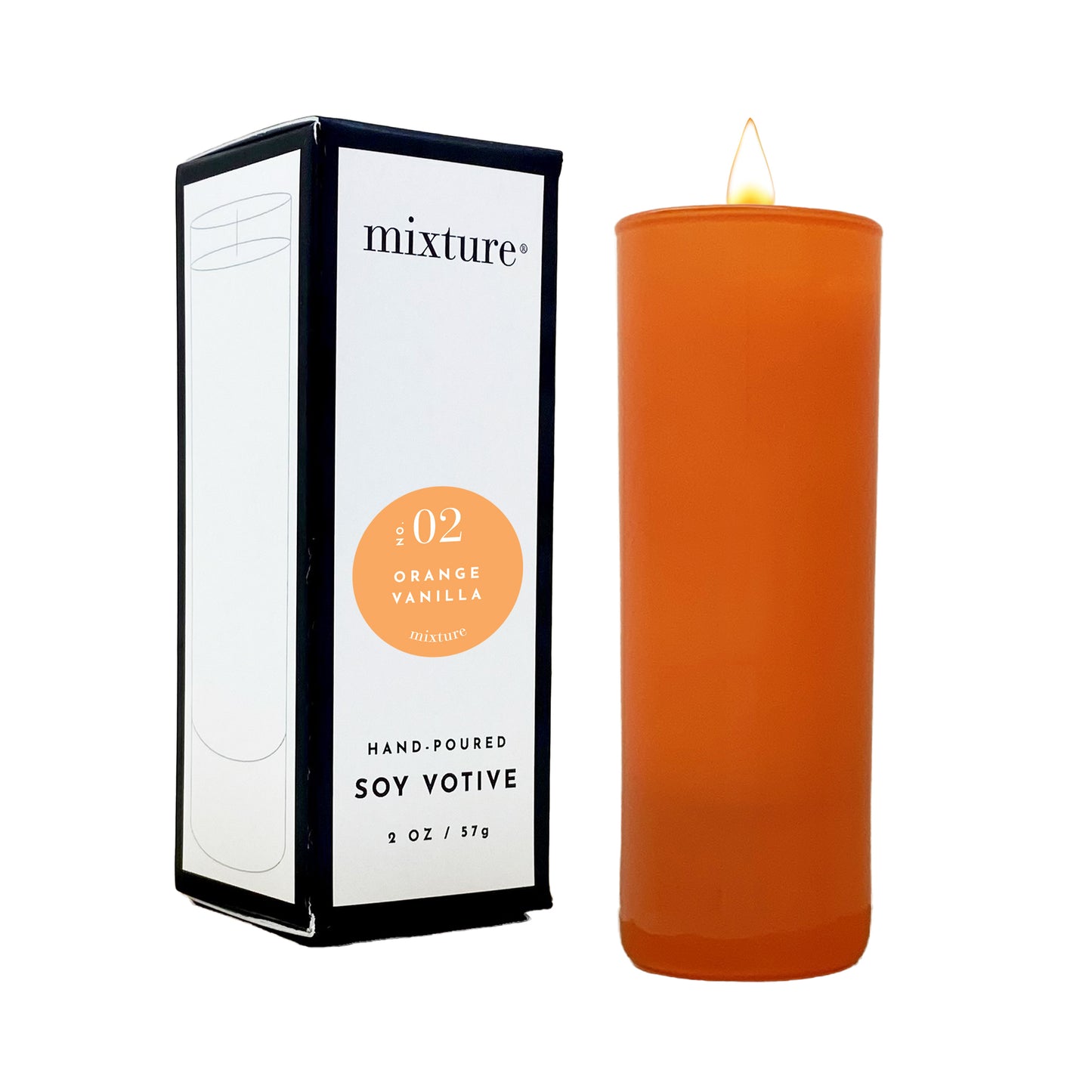 2 oz Votive Orange