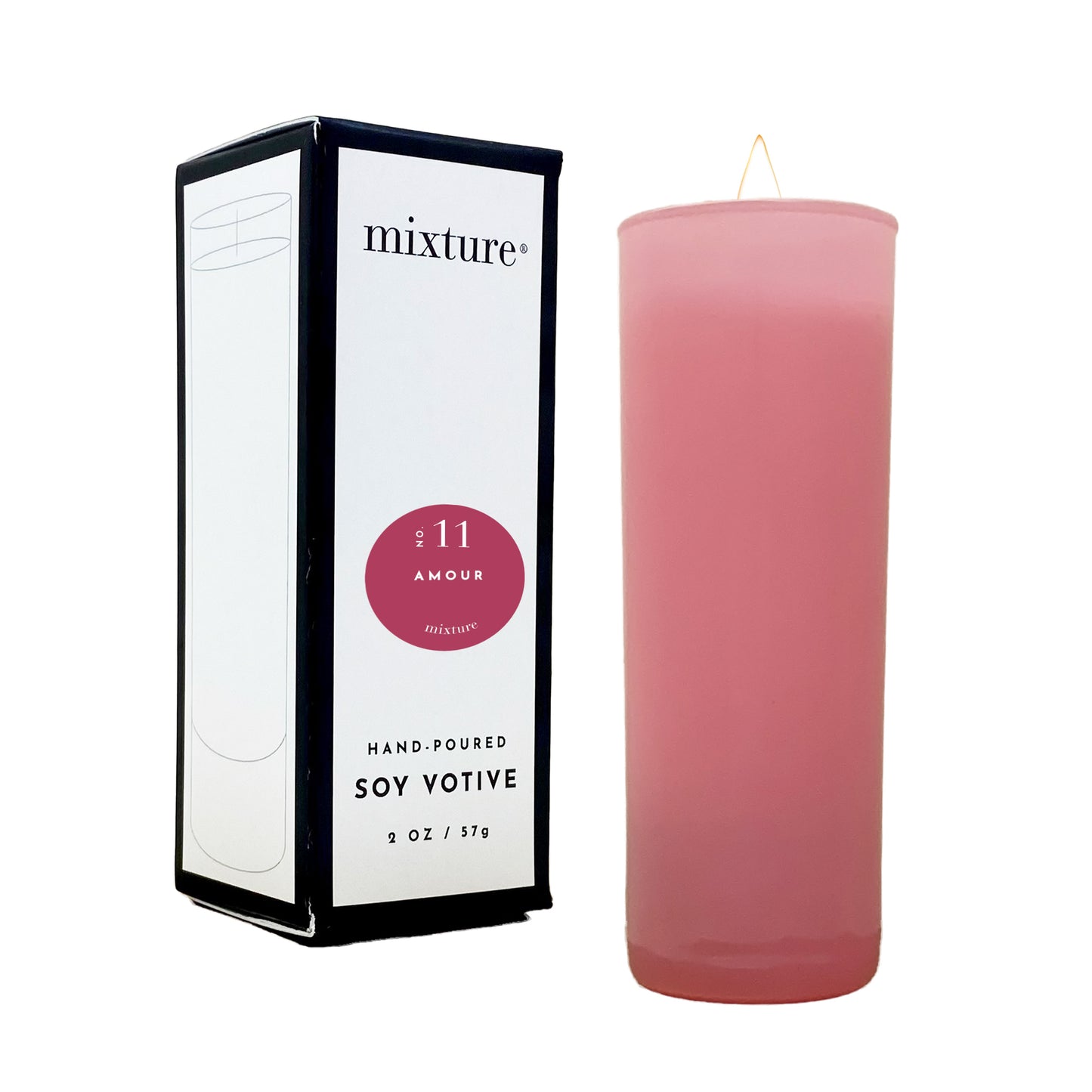 2 oz Votive Pink