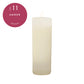 2 oz White Votive Candle - Amour