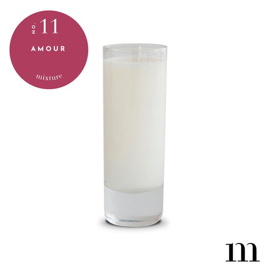 2 oz Clear Votive Candle - Amour