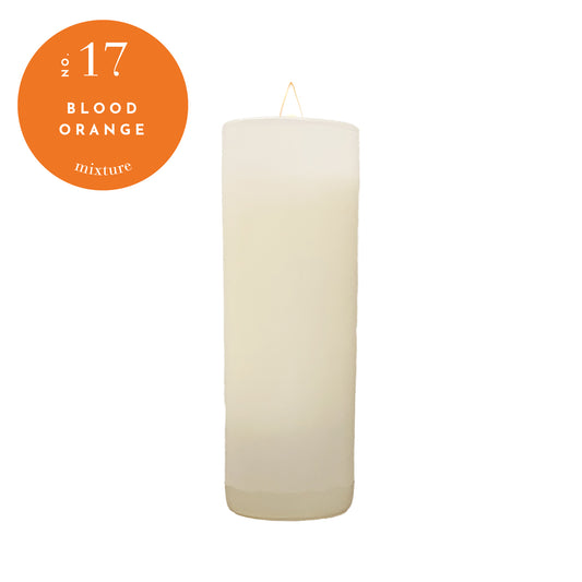 2 oz White Votive Candle - Blood Orange