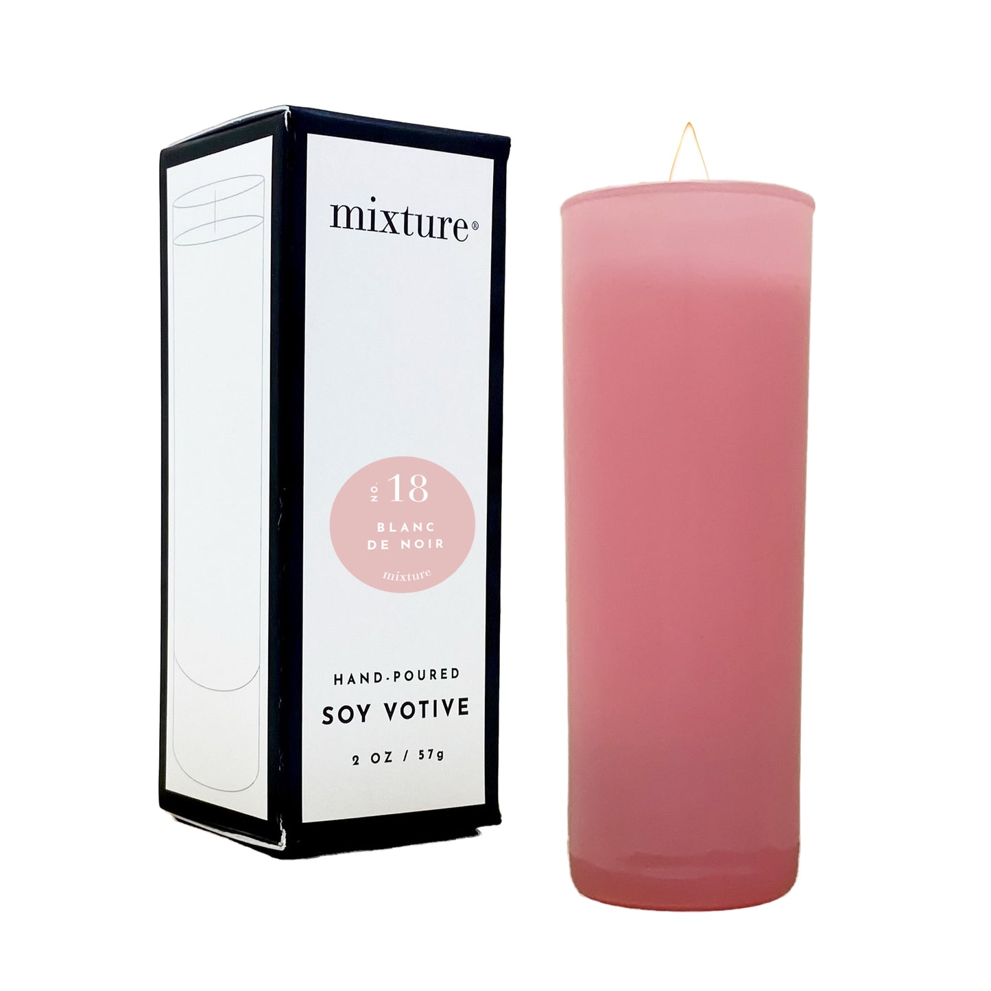 2 oz Votive Pink