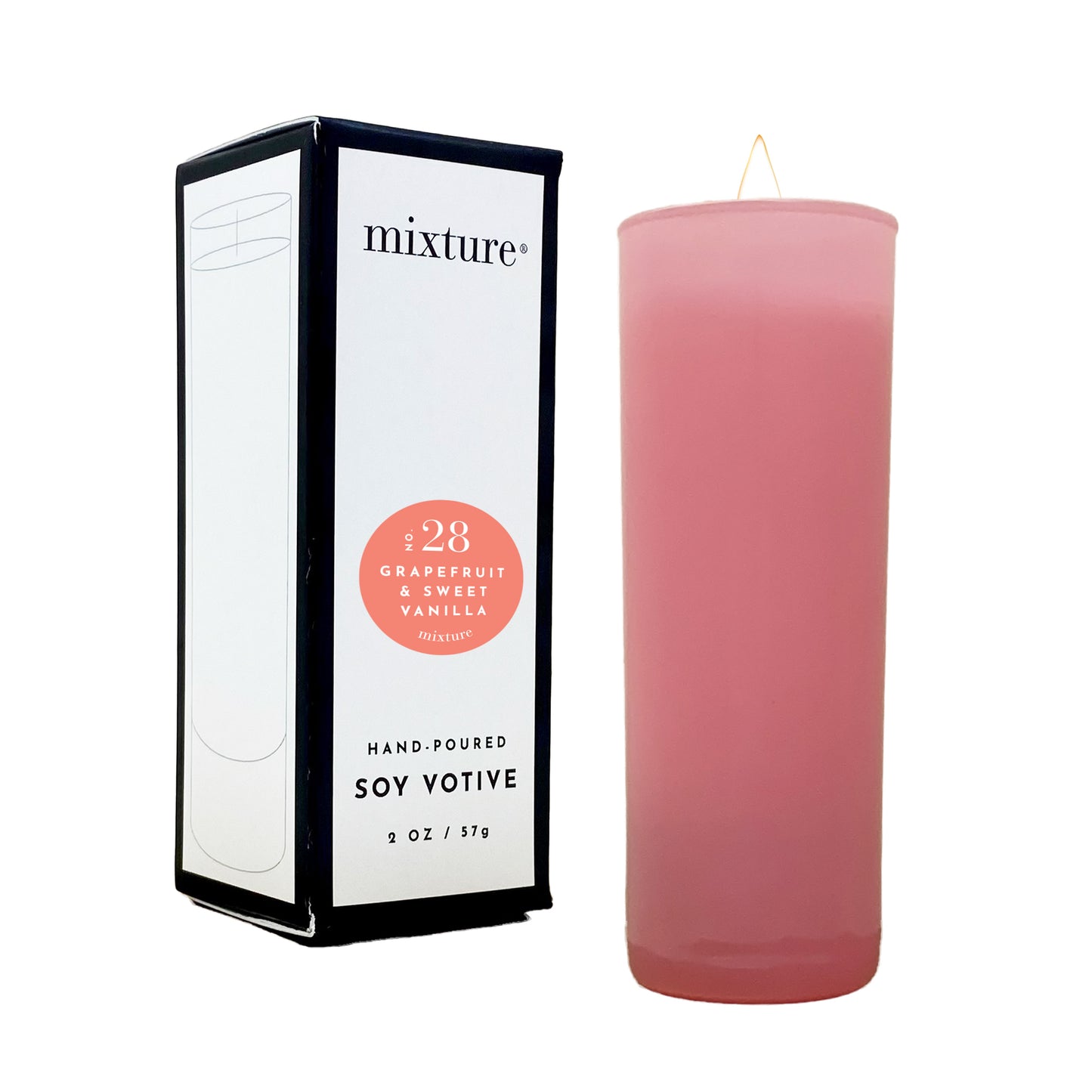 2 oz Votive Pink