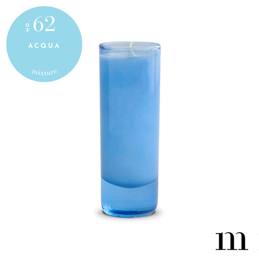 2 oz Blue Votive Candle - Acqua