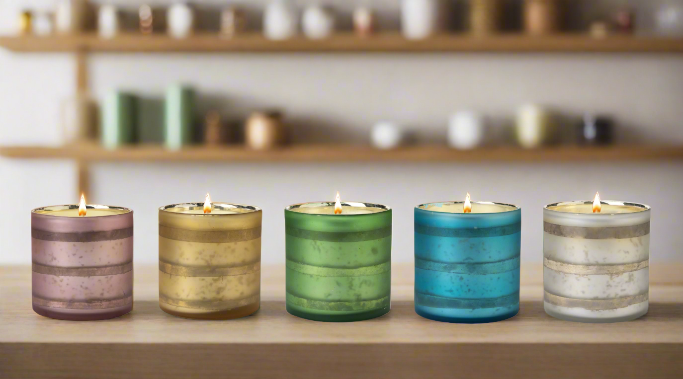 Mercury Stripe Candle